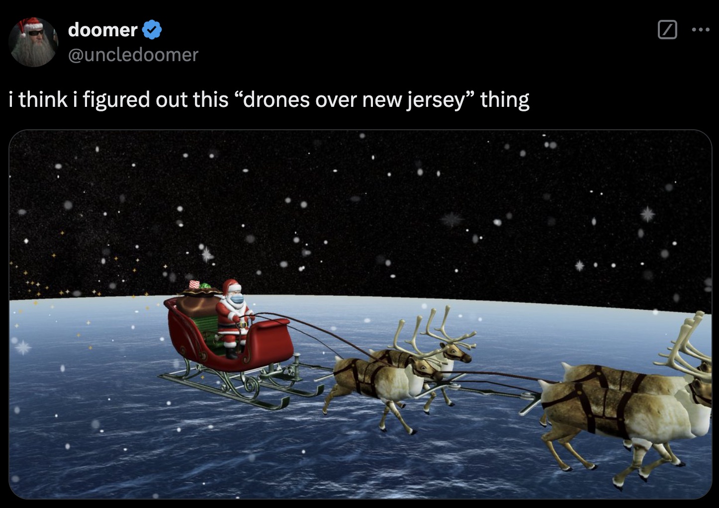 santa claus norad - doomer i think i figured out this "drones over new jersey" thing